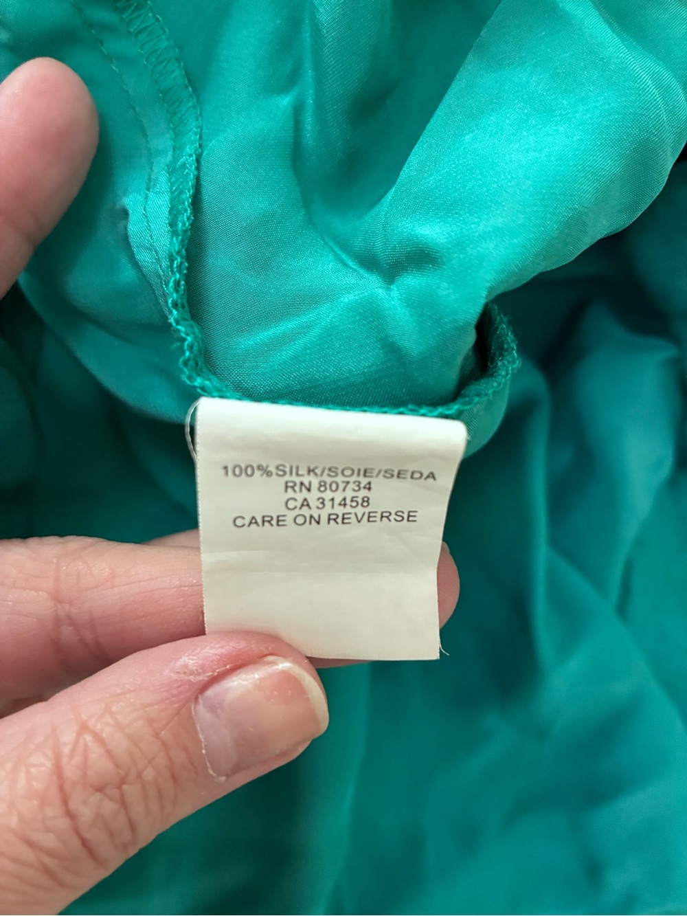 BCBG Max Azria Emerald green Satin Chiffon Dress | Size 6 | Y2K - Picture 5 of 8